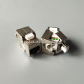 CAT5E Keystone Jack STP CAT5E keystone jack pass through panel mount Manufactory